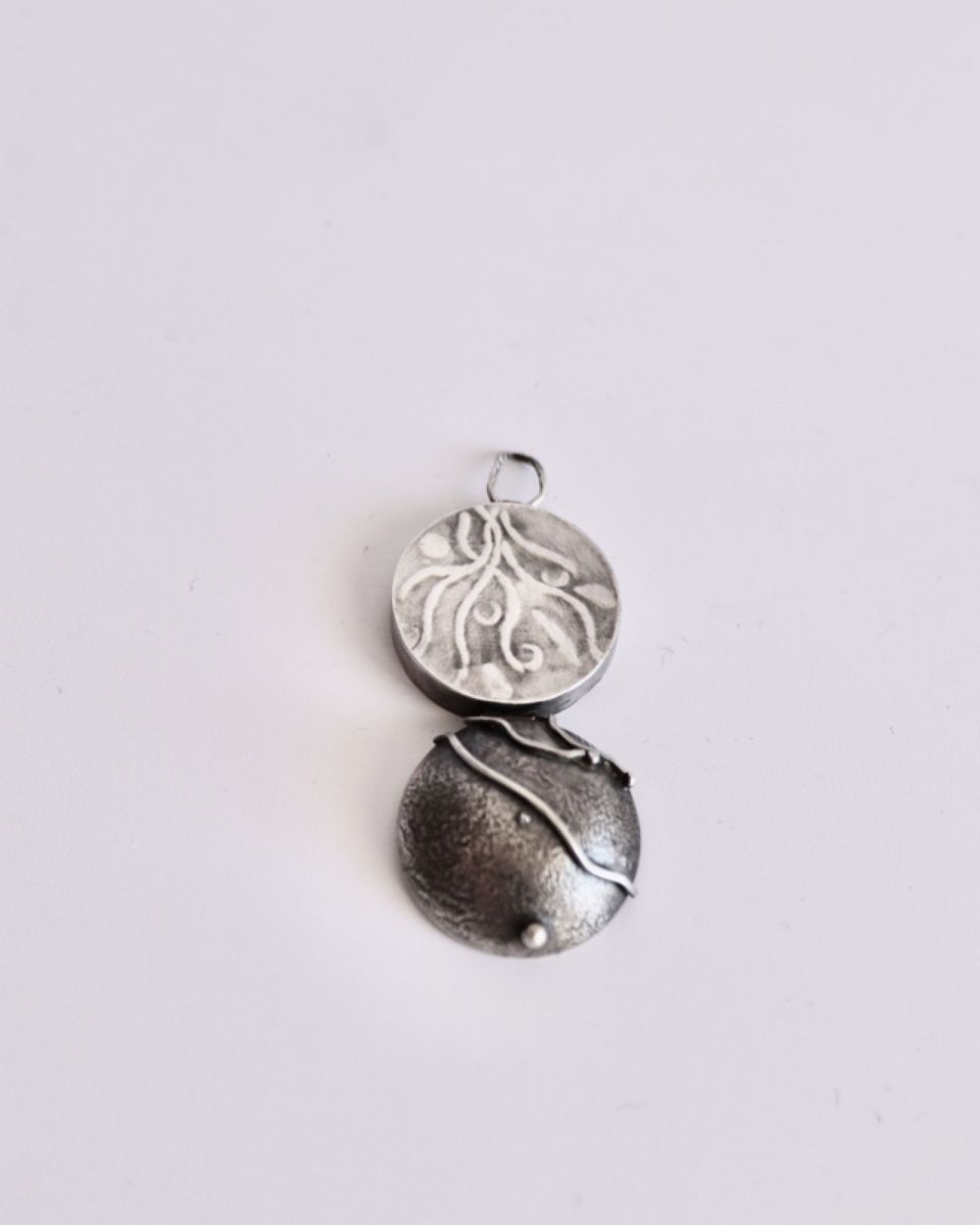Boîte Dôme 3 Boîte Dôme, objet en argent fait main par Maryjou — vue 3