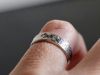 Bague ruban, bague en argent fait main par Maryjou — vue 5