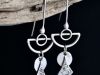 Boucles Naya 6 Boucles Naya, boucles d’oreilles en argent fait main par Maryjou — vue 3