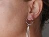 Boucles hybrides Tryo, boucles d’oreilles en argent fait main par Maryjou