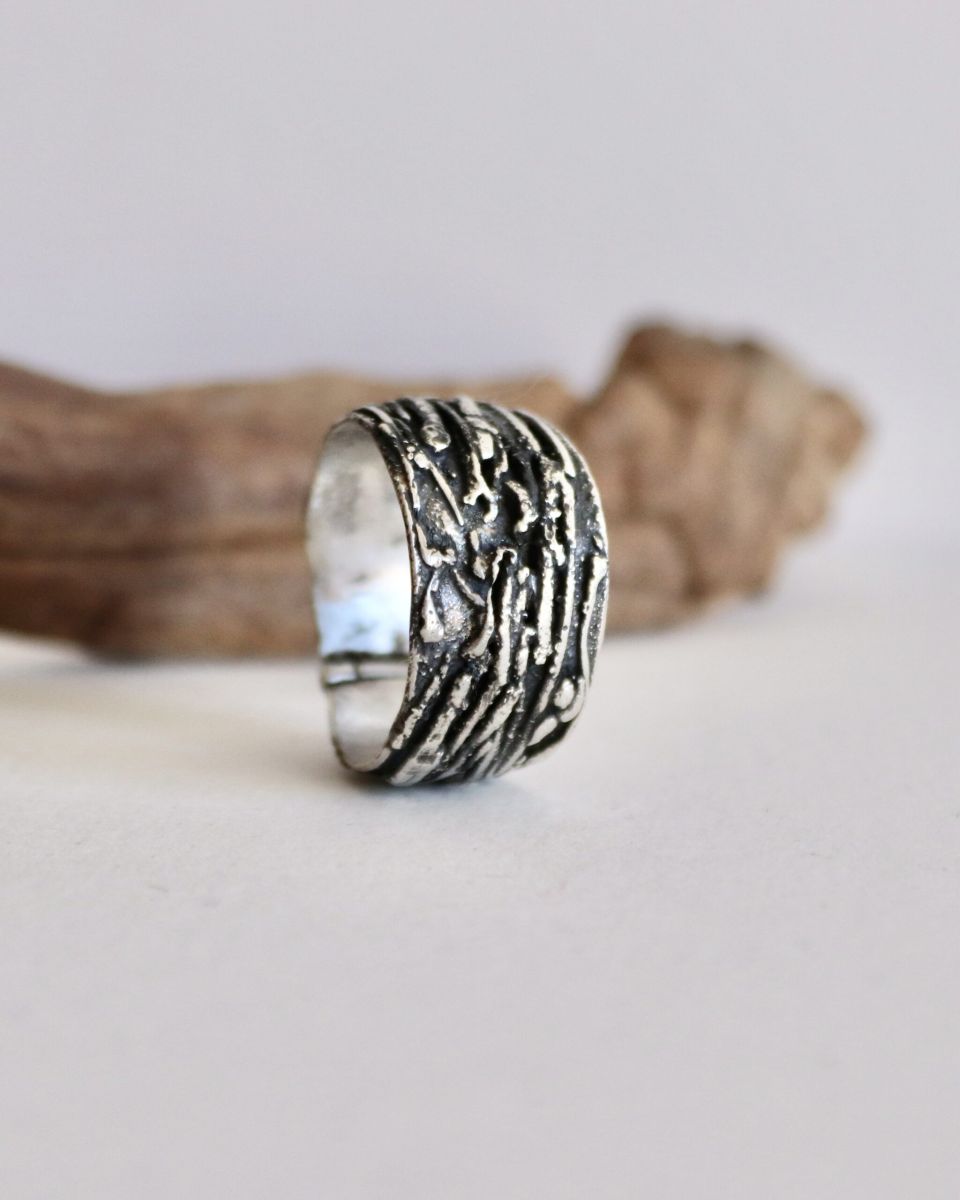 Bague lacy 1 Bague lacy, bague en argent fait main par Maryjou