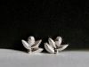 Boucles Azaria, boucles d’oreilles en argent fait main par Maryjou