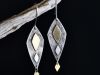 Boucles Tika 5 Boucles Tika, boucles d’oreilles en argent fait main par Maryjou — vue 2