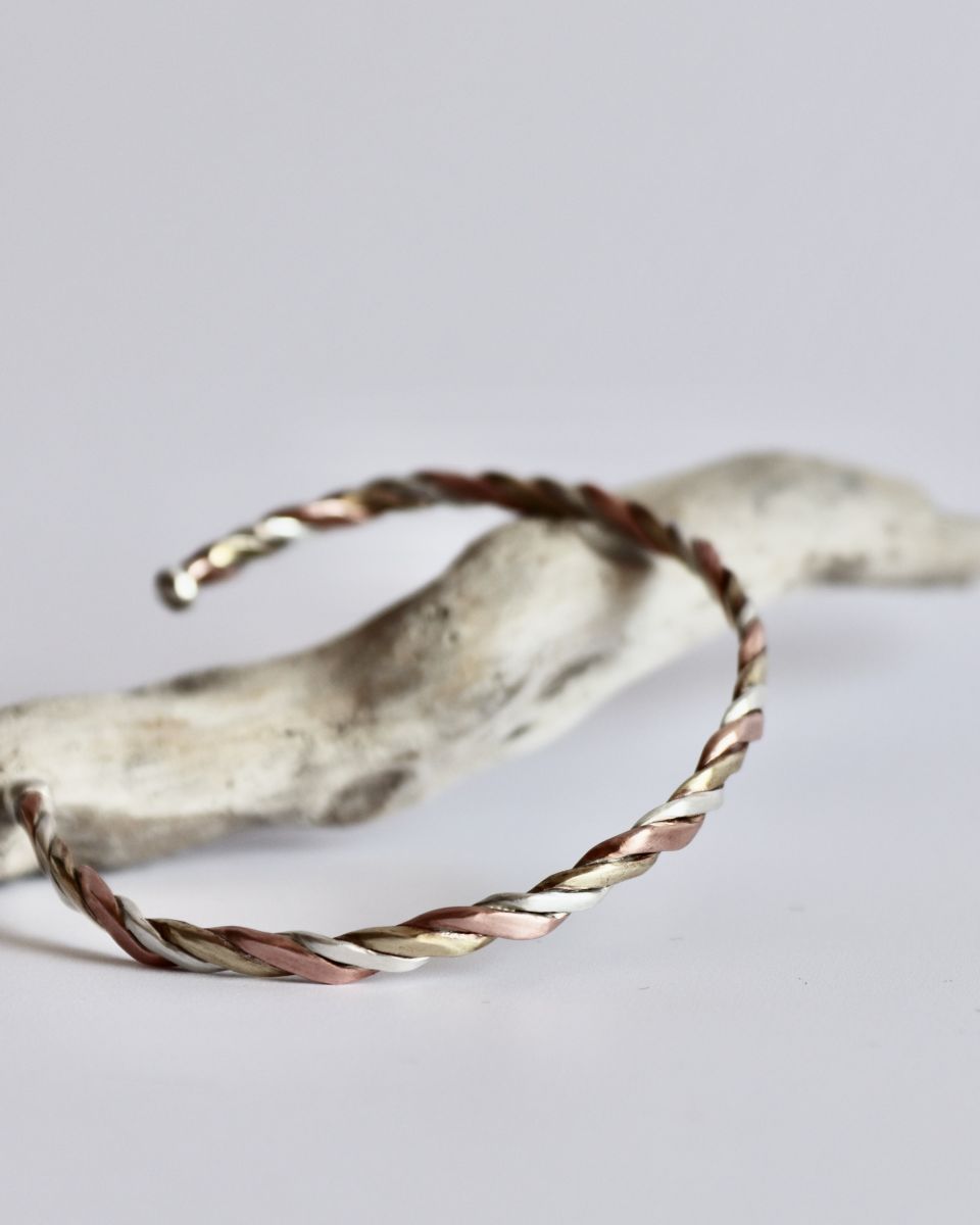Bracelet Tryade, bracelet en argent fait main par Maryjou — vue 3