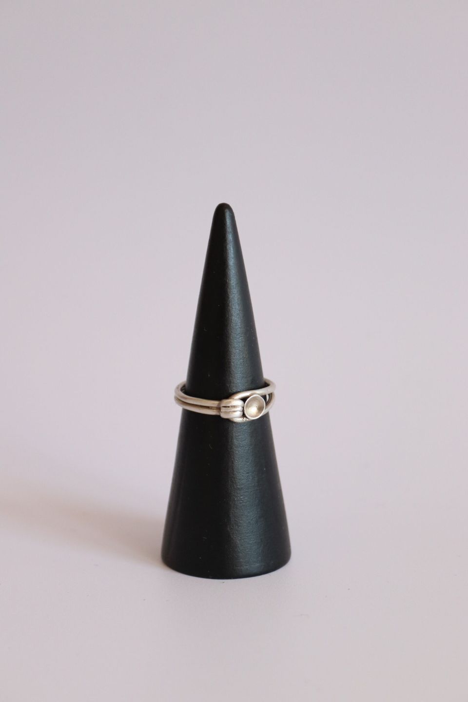 Bague cup, bague en argent fait main par Maryjou — vue 4