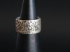 Bague krepi, bague en argent fait main par Maryjou — vue 2