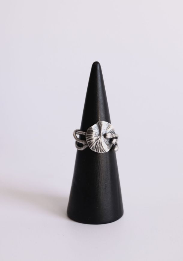 Bague Nénuphar, bague en argent fait main par Maryjou