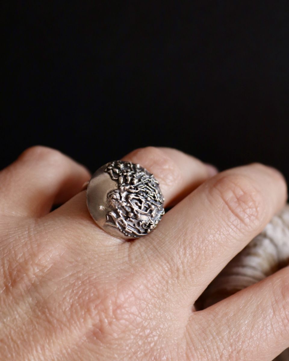 Bague Ôcéane, bague en argent fait main par Maryjou — vue 5