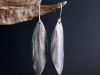 Boucles Elyne, boucles d’oreilles en argent fait main par Maryjou — vue 3