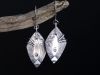 Boucles Hemera, boucles d’oreilles en argent fait main par Maryjou — vue 2