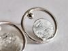 Boucles orbite, boucles d’oreilles en argent fait main par Maryjou — vue 5