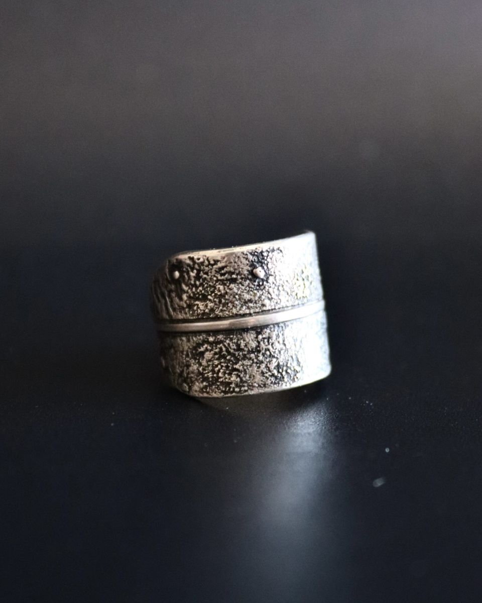 Bague ancrage, bague en argent fait main par Maryjou — vue 5