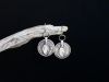 Boucles Phaos, boucles d’oreilles en argent fait main par Maryjou — vue 3