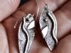 Boucles vellea, boucles d’oreilles en argent fait main par Maryjou — vue 4