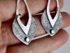 Boucles Arabesques, boucles d’oreilles en argent fait main par Maryjou — vue 4