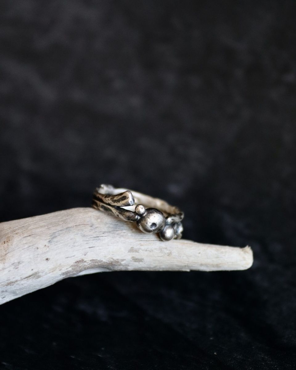 Bague Lelyane 2 5 Bague Lelyane 2, bague en argent fait main par Maryjou — vue 5