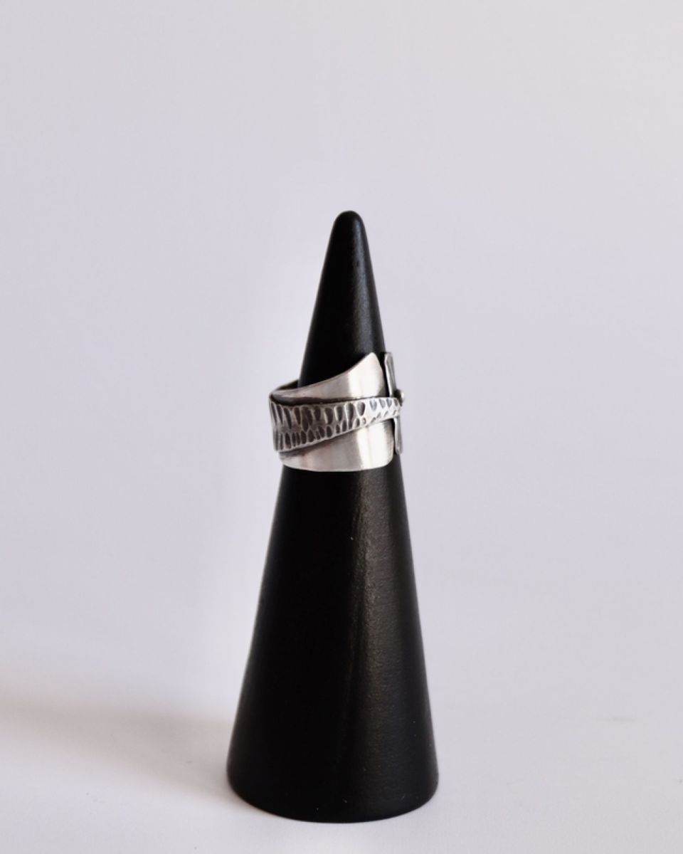 Bague Croisée 4 Bague Croisée, bague en argent fait main par Maryjou — vue 4