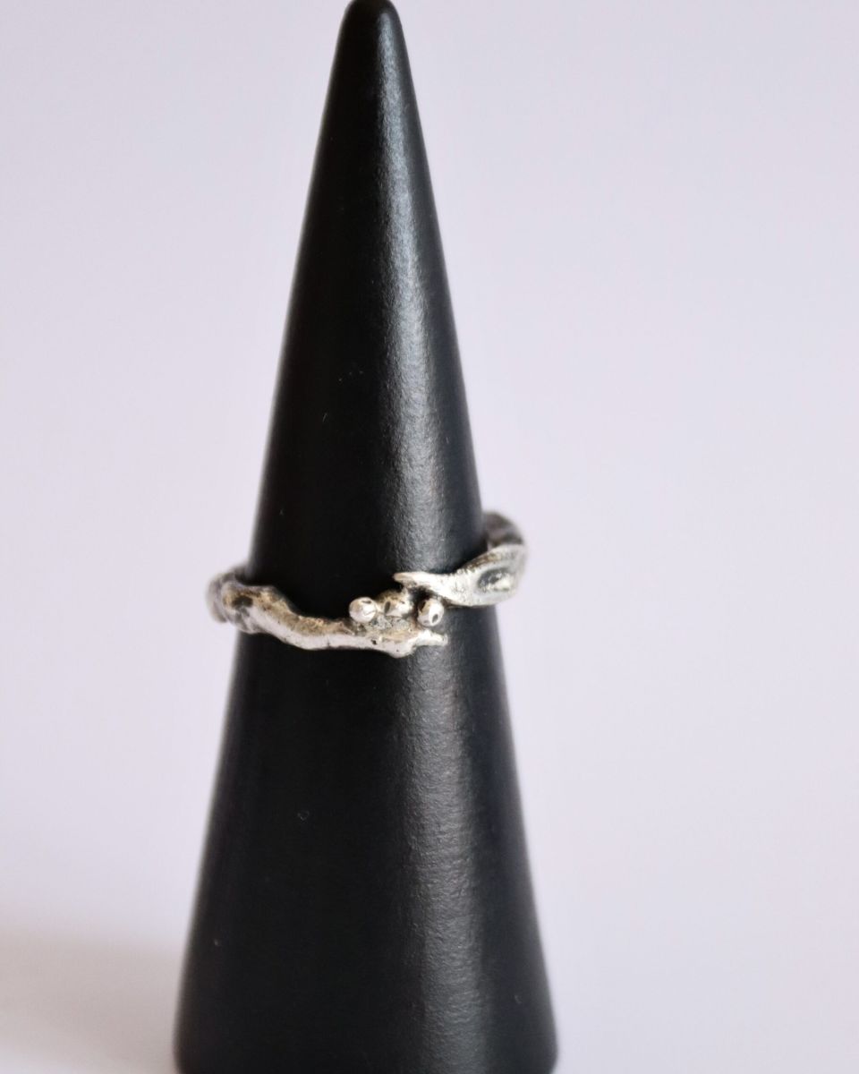Bague Lelyane, bague en argent fait main par Maryjou