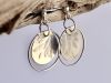 Boucles Hybrides Thallo 7 Boucles Hybrides Thallo, boucles d’oreilles en argent fait main par Maryjou — vue 2