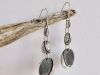 Boucles Lunes, boucles d’oreilles en argent fait main par Maryjou