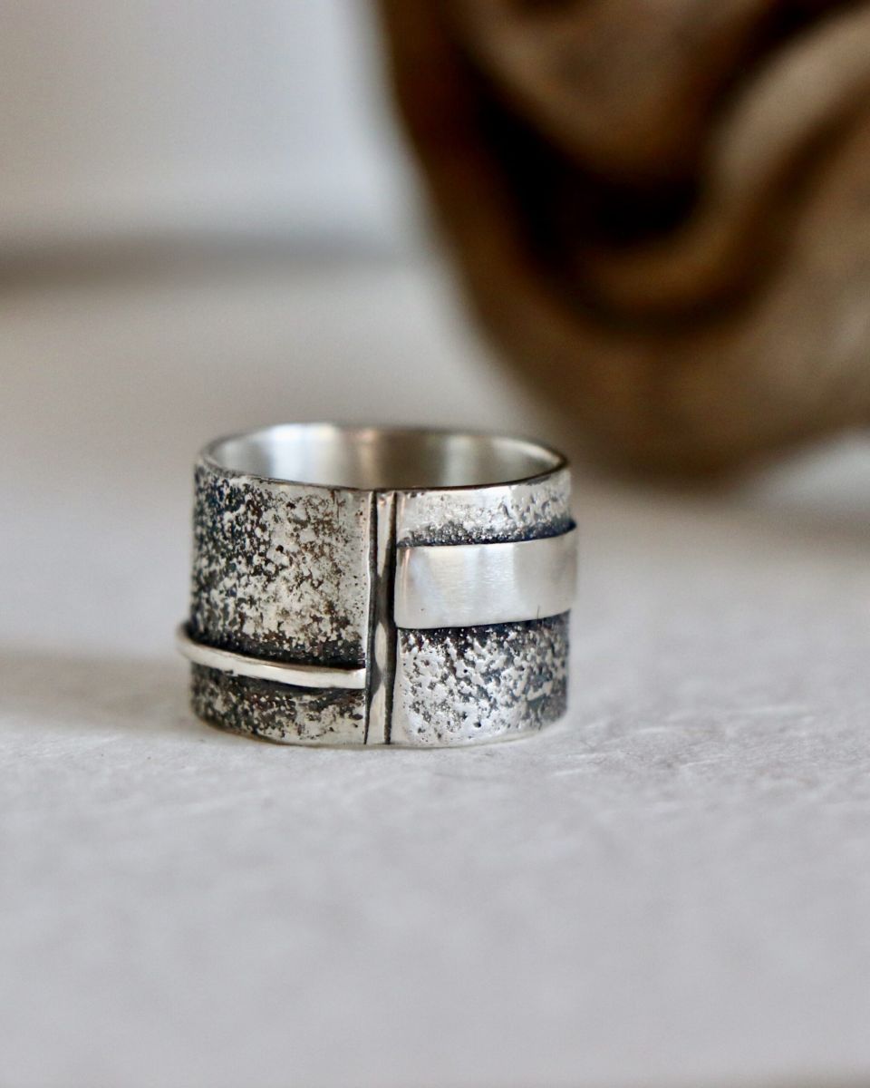 Bague Lynea, bague en argent fait main par Maryjou — vue 3