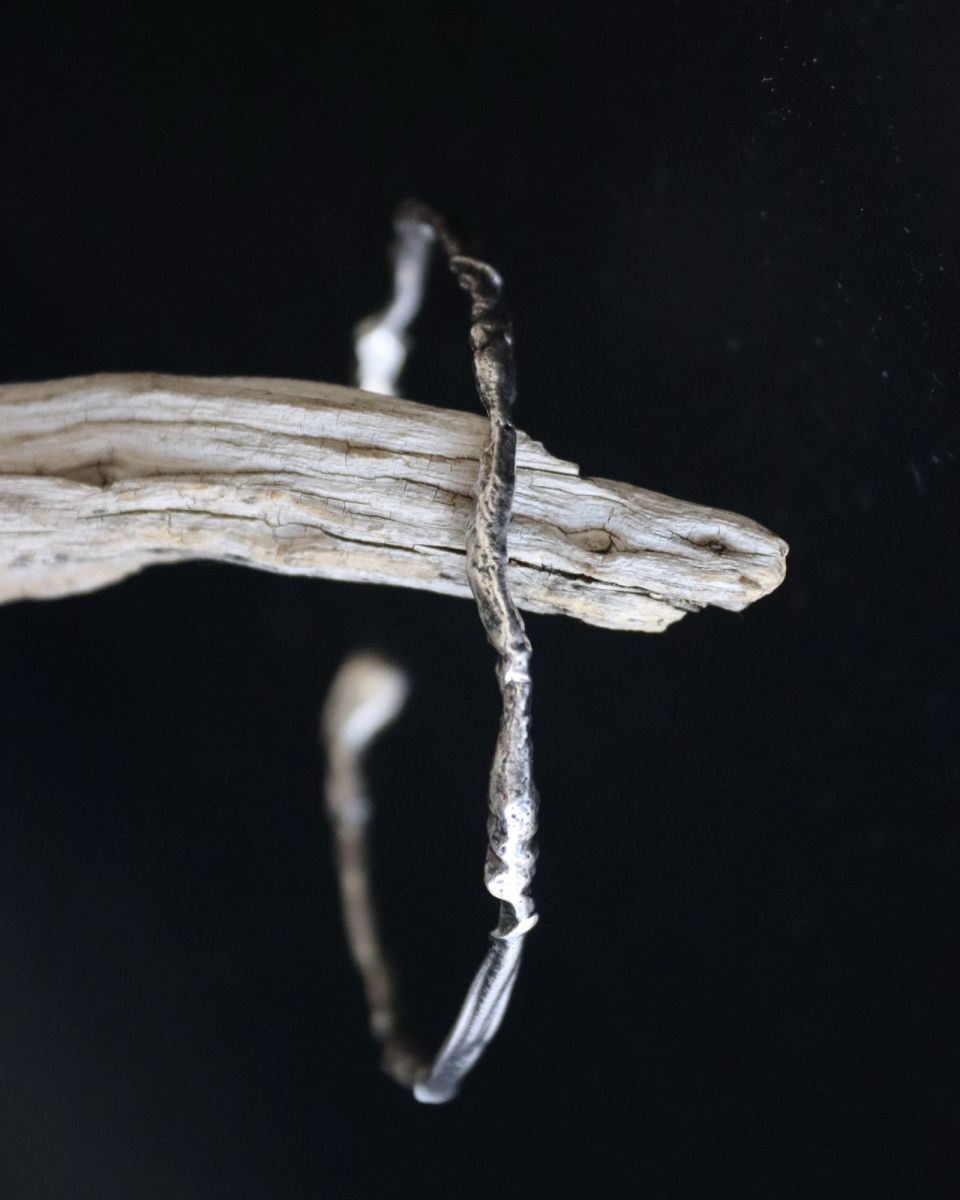 Bracelet Lelyane 2 2 Bracelet Lelyane 2, bracelet en argent fait main par Maryjou — vue 2