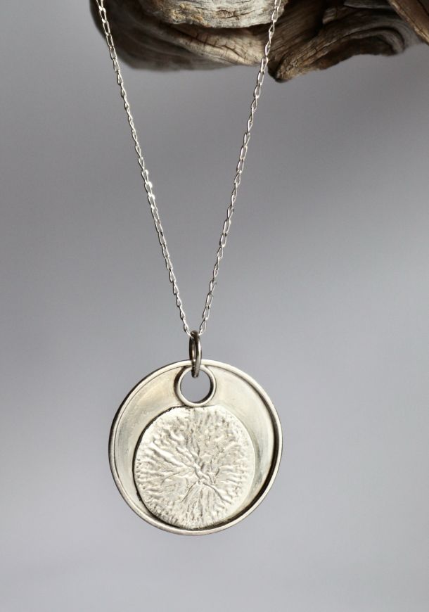 Pendentif soleye, pendentif en argent fait main par Maryjou
