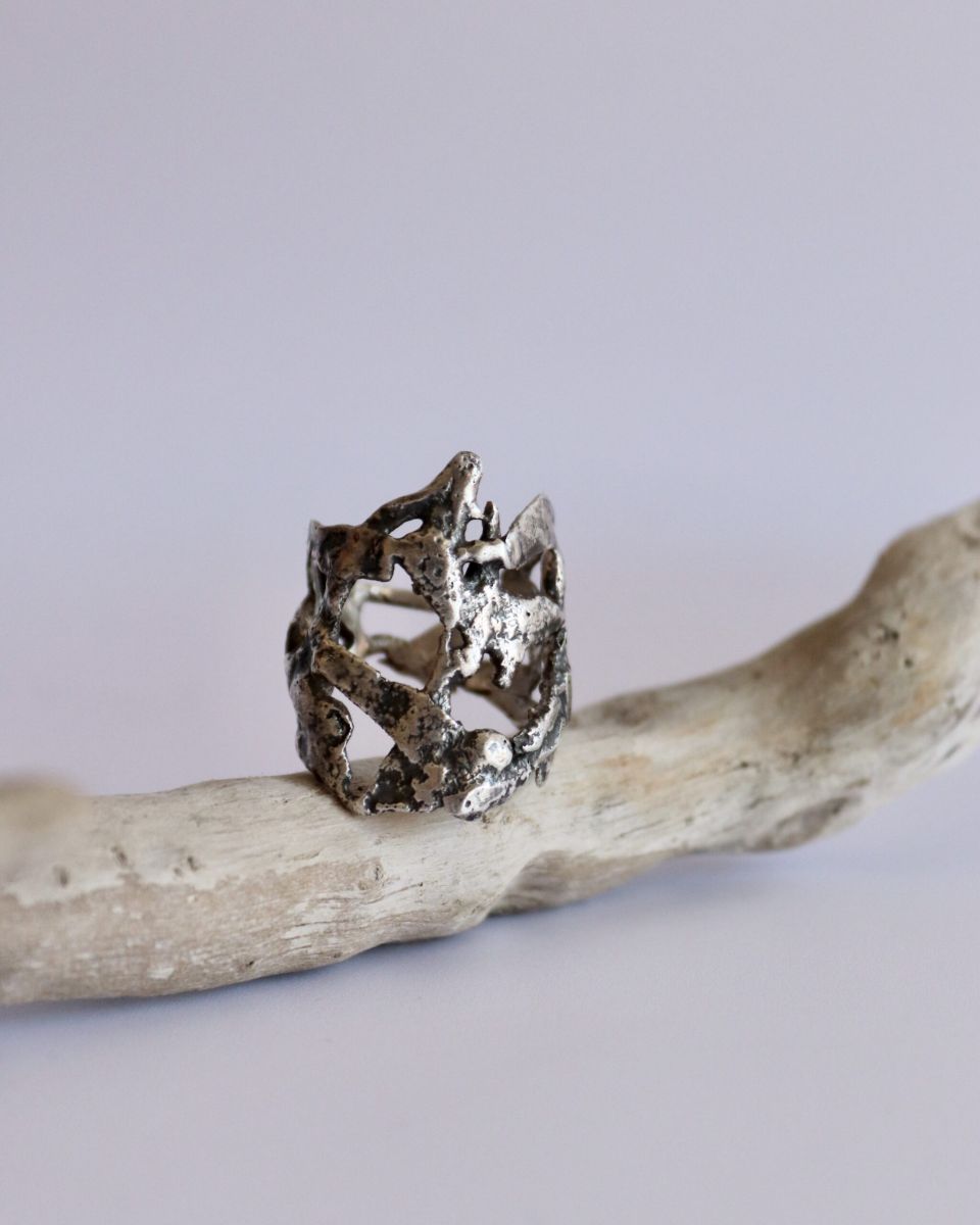 Bague Alea, bague en argent fait main par Maryjou — vue 3