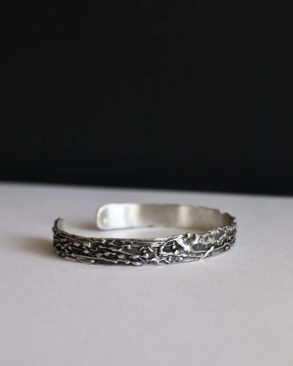 Bracelet Amalgame 3 Bracelet Amalgame, bracelet en argent fait main par Maryjou — vue 3