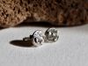 Puces Roc, boucles d’oreilles en argent fait main par Maryjou — vue 5