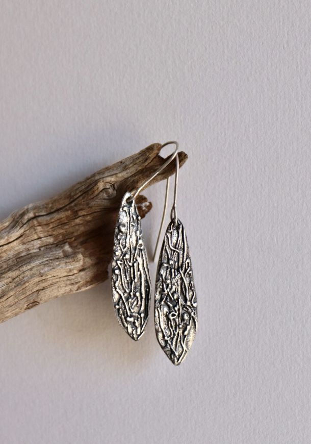 Boucles mary, boucles d’oreilles en argent fait main par Maryjou
