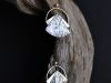 Boucles hybrides éventail, boucles d’oreilles en argent fait main par Maryjou