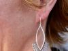 Boucles iroquoises, boucles d’oreilles en argent fait main par Maryjou — vue 5