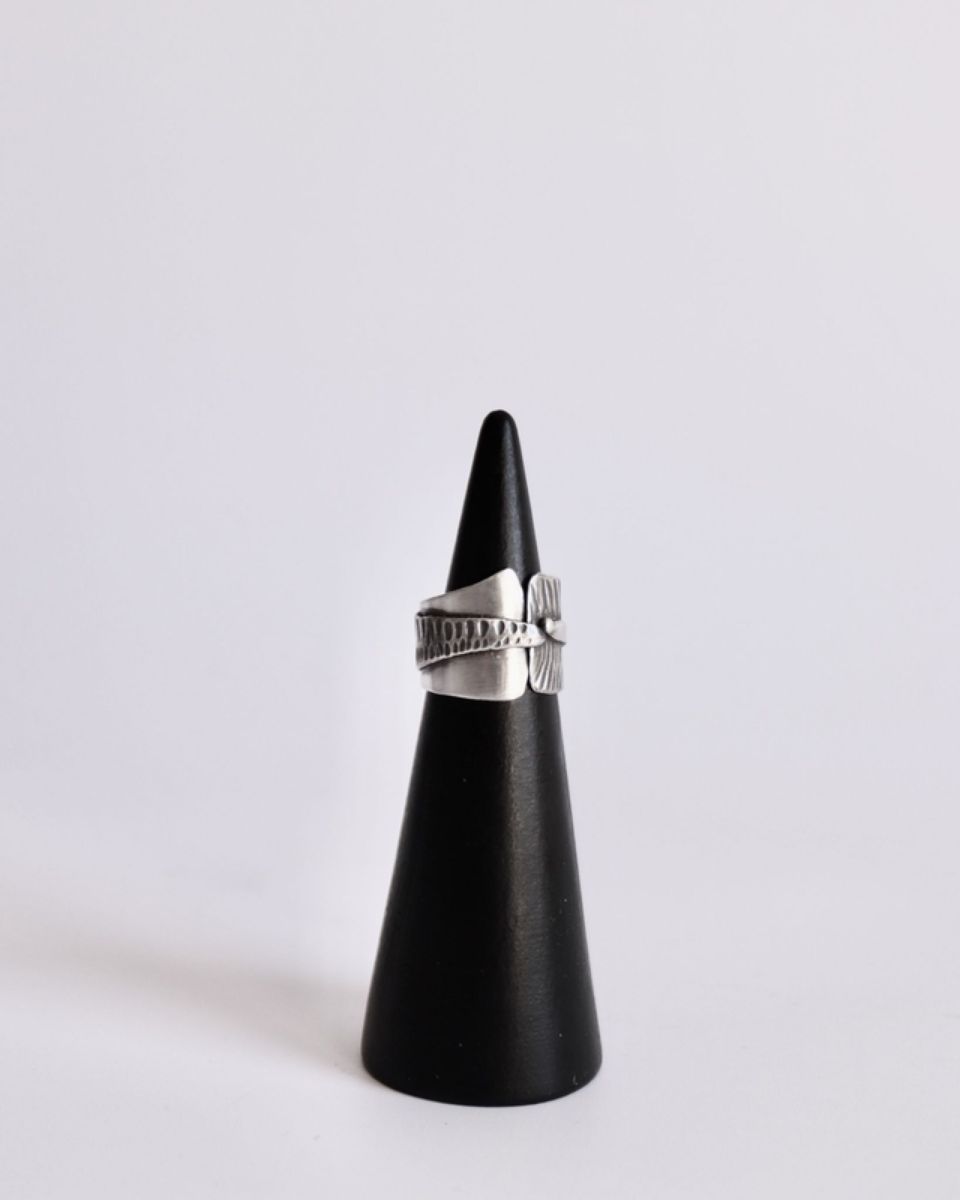 Bague Croisée 6 Bague Croisée, bague en argent fait main par Maryjou — vue 6