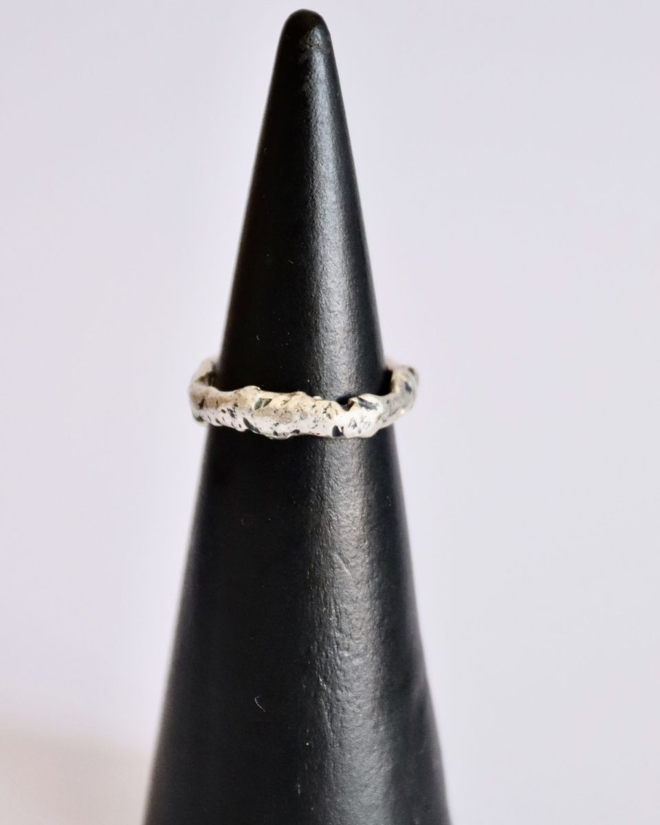Bague Lelyane 3, bague en argent fait main par Maryjou — vue 4