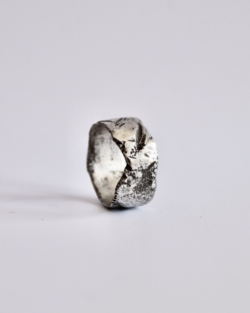 Bague Myneral 1 Bague Myneral, bague en argent fait main par Maryjou