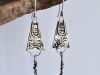 Boucles Zéphyr, boucles d’oreilles en argent fait main par Maryjou — vue 2