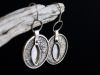 Boucles Phaos, boucles d’oreilles en argent fait main par Maryjou — vue 5