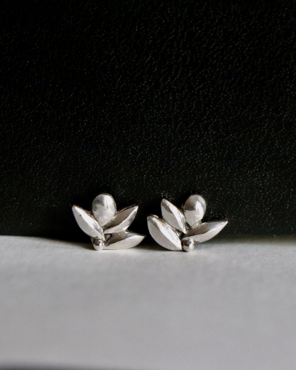 Boucles Azaria, boucles d’oreilles en argent fait main par Maryjou