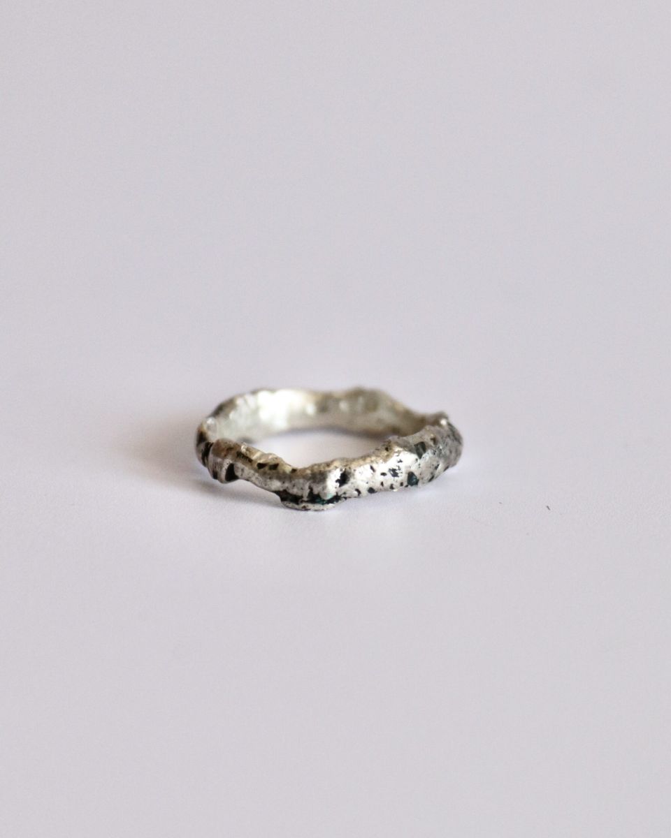 Bague Lelyane 3, bague en argent fait main par Maryjou — vue 2