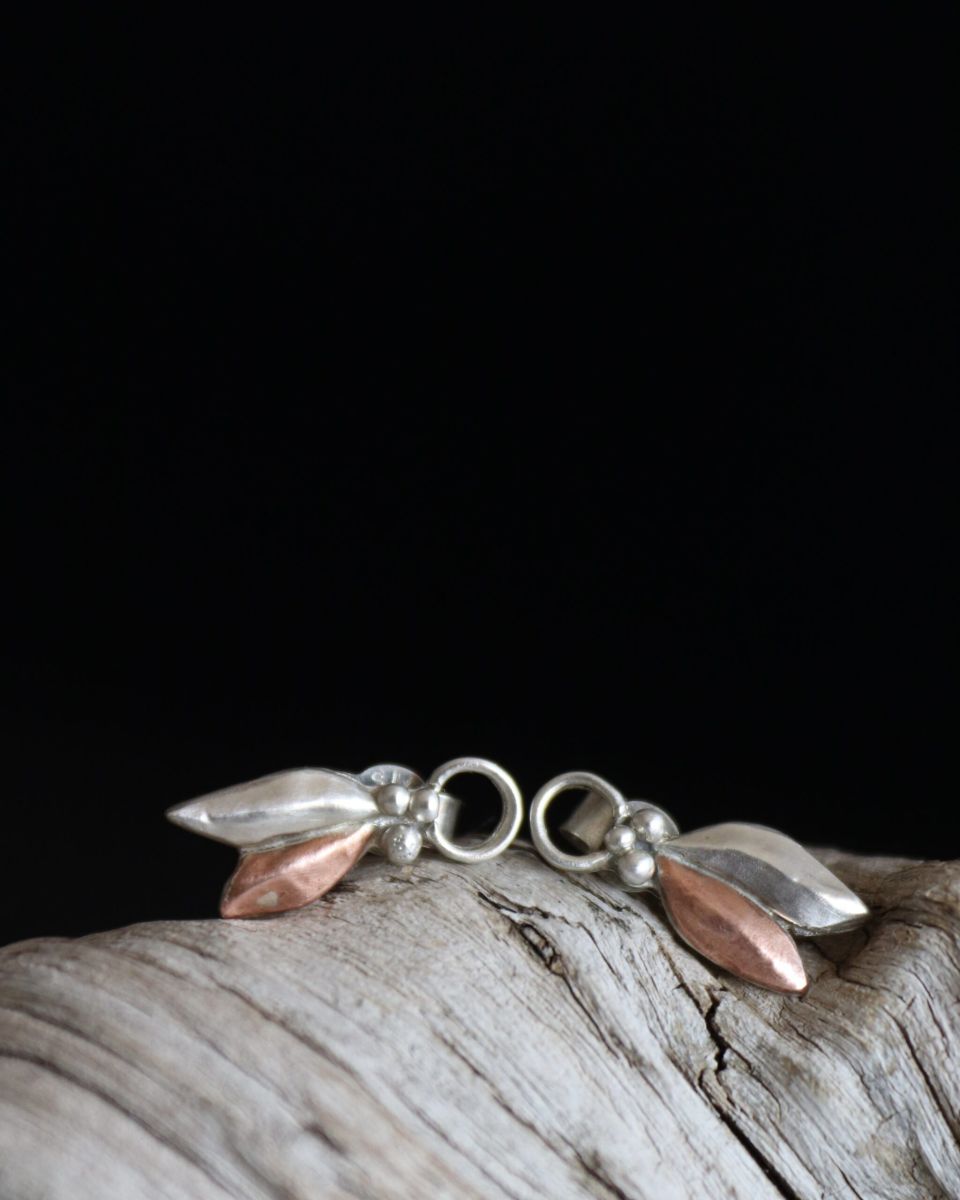 Boucles Orilys 4 Boucles Orilys, boucles d’oreilles en argent fait main par Maryjou — vue 4