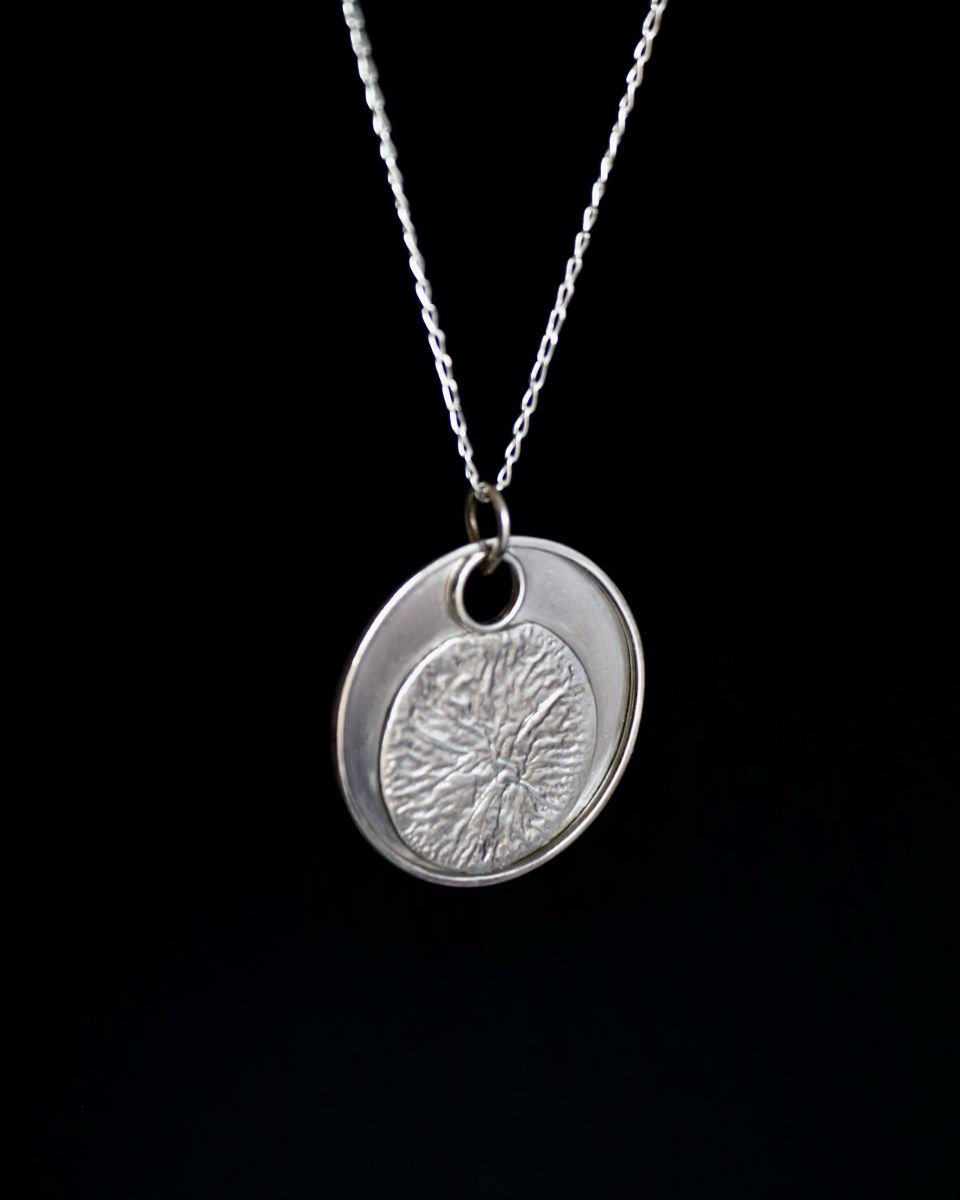 Pendentif soleye 2 Pendentif soleye, pendentif en argent fait main par Maryjou — vue 2