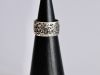 Bague krepi, bague en argent fait main par Maryjou