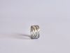 Bague sentier, bague en argent fait main par Maryjou