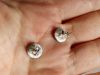 Puces Roc, boucles d’oreilles en argent fait main par Maryjou — vue 3