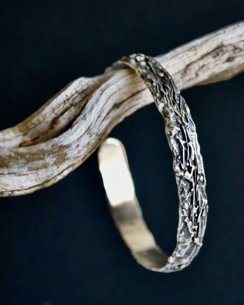 Bracelet Amalgame, bracelet en argent fait main par Maryjou