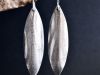 Boucles Elyne, boucles d’oreilles en argent fait main par Maryjou — vue 4