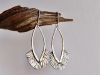 Boucles iroquoises, boucles d’oreilles en argent fait main par Maryjou — vue 2