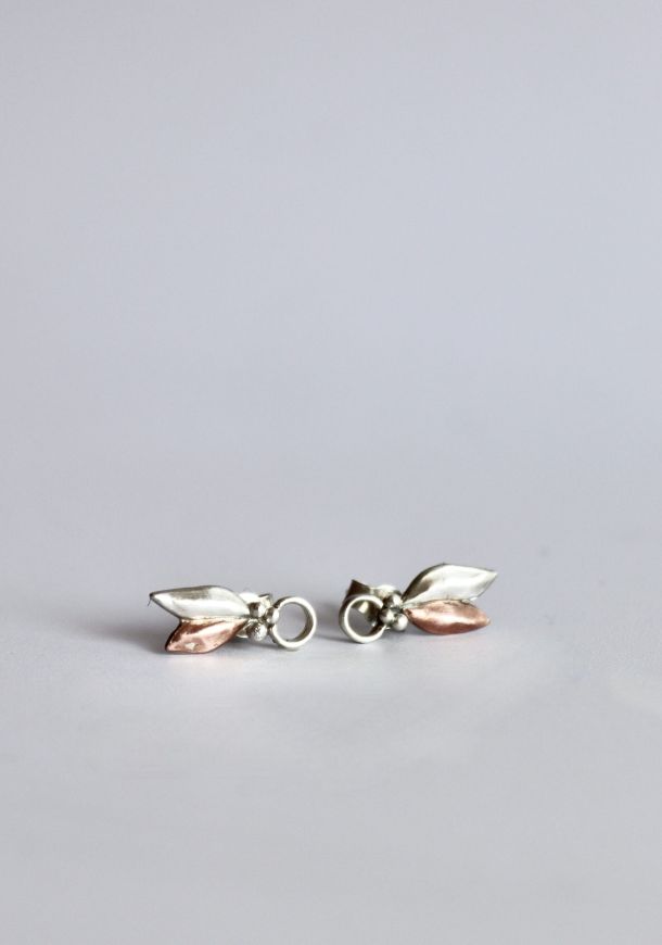 Boucles Orilys, boucles d’oreilles en argent fait main par Maryjou