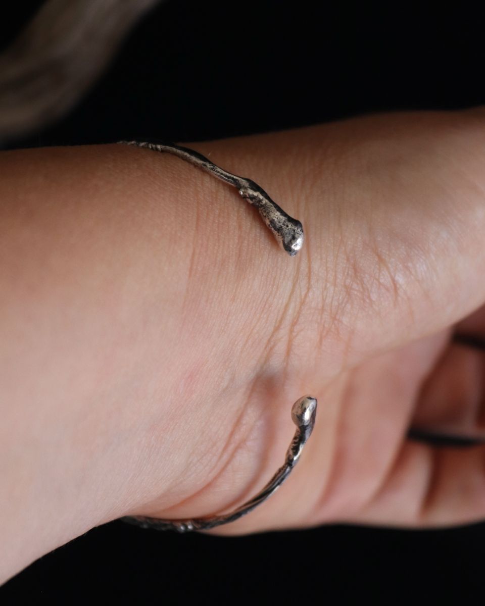 Bracelet Lelyane 2 4 Bracelet Lelyane 2, bracelet en argent fait main par Maryjou — vue 4